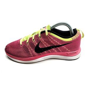 Nike Flyknit One Running Walking Shoes Pink/Yellow 554888-606 Women's Size 8.5